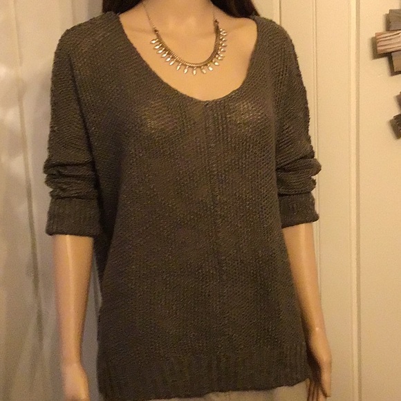 OPEN FINE LUXE KNIT WITH RUSTIC SEEMS LIGHTEST GREEN - Picture 10 of 11